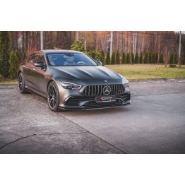 Накладка сплиттер на передний бампер на Mercedes AMG GT 53 4D Coupe